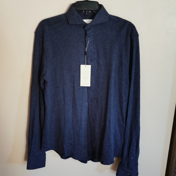 Bnwt,  men cotton long sleeve shirt size 38 - Picture 1 of 4